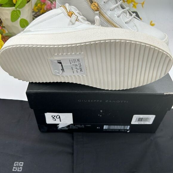 Men’s Giuseppe Zanotti high top sneakers size 41 made in Italy - Picture 4 of 9